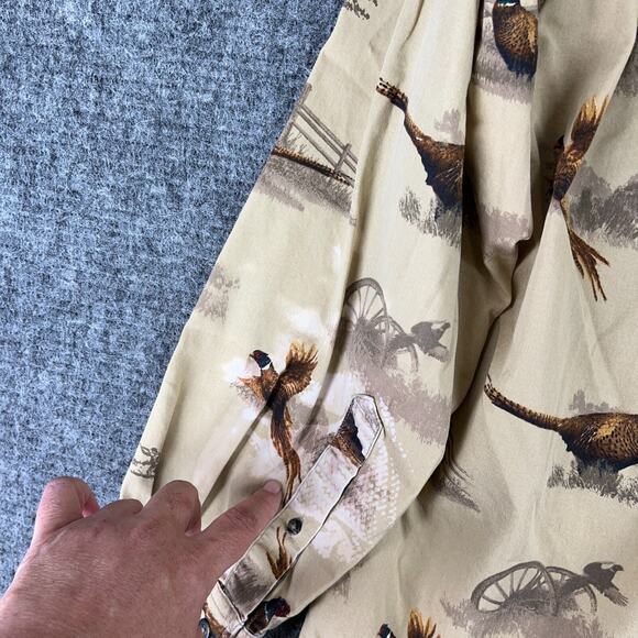 Columbia‎ Shirt Mens L Pheasant Hunting Ranch Western Homestead River Lodge - Picture 7 of 10